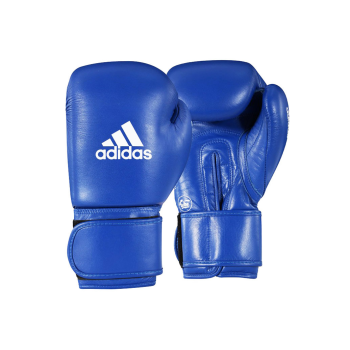 Gants de boxe amateur ADIDAS FFB AIBA Cuir Bleu